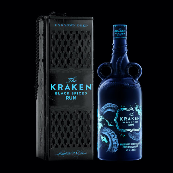 THE KRAKEN NEW GLOWING LIMITEDEDITION BOTTLE LAUNCHED