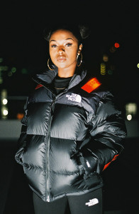 Nadia Rose in North Face